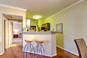 Kitchen with island